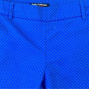 Polka dot blue crop pants 👖